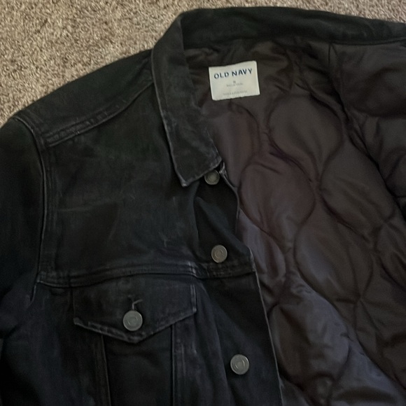 Old Navy Black Denim Jacket - Picture 3 of 5